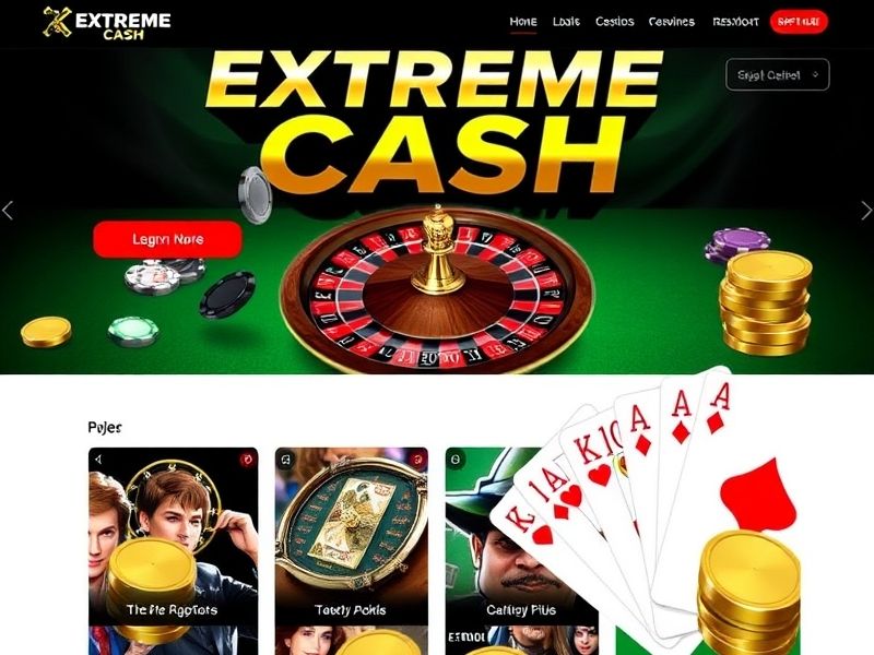 Welcome to Extreme Cash.com, your ultimate destination for thrilling gambling games. Discover the best online casinos, sports betting platforms, and poker strategies for real money rewards.